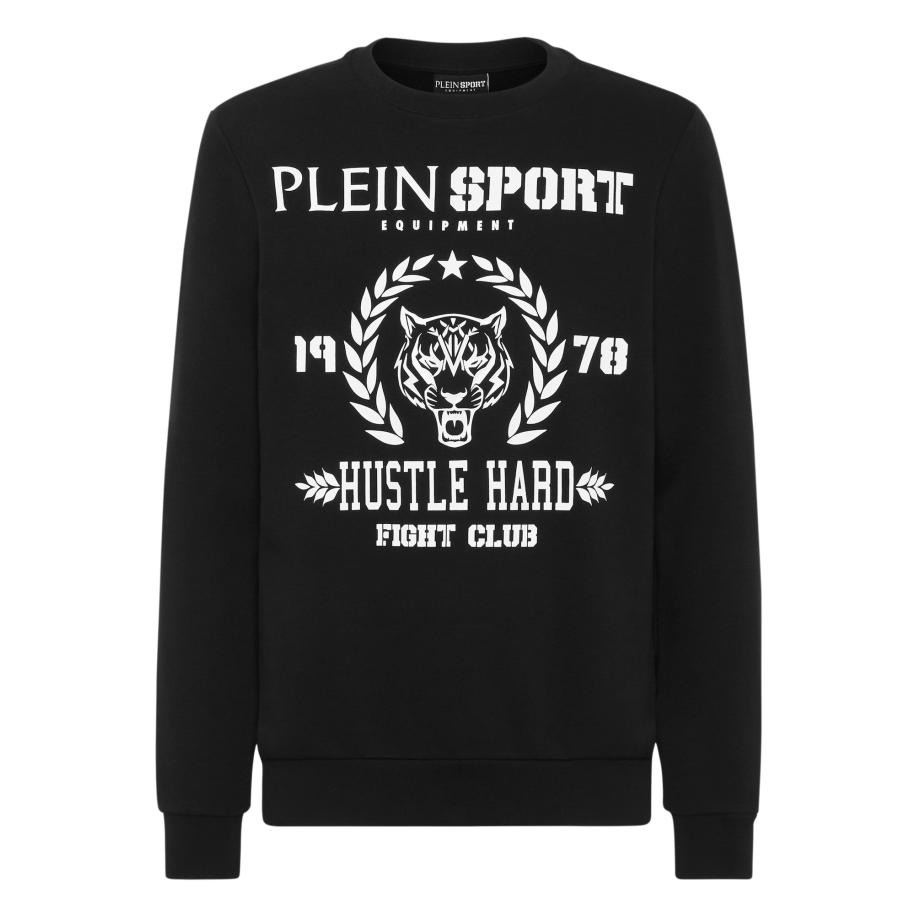 Plein Sport Plein Sport Sweatshirt Tiger zwart / wit -