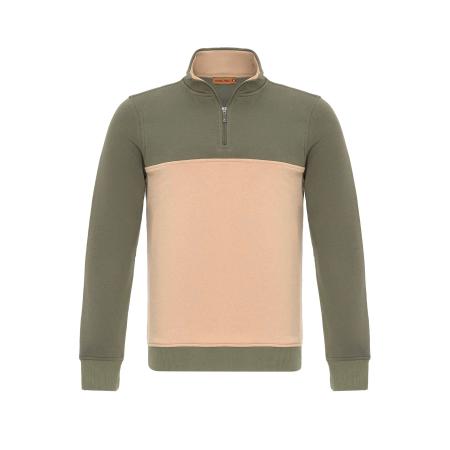 Cool Hill Cool Hill Sweatshirt beige / groen