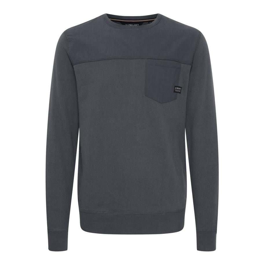 11 Project 11 Project Sweatshirt Viktor grijs -