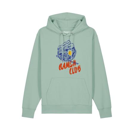 Watapparel Watapparel Sweatshirt Ramen Club donkerblauw / geel / mintgroen / kreeft