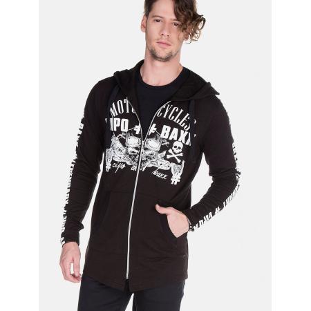 Cipo & Baxx CIPO & BAXX Sweatvest zwart / wit