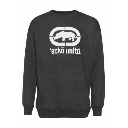 Ecko Unlimited Sweatshirt donkergrijs / wit