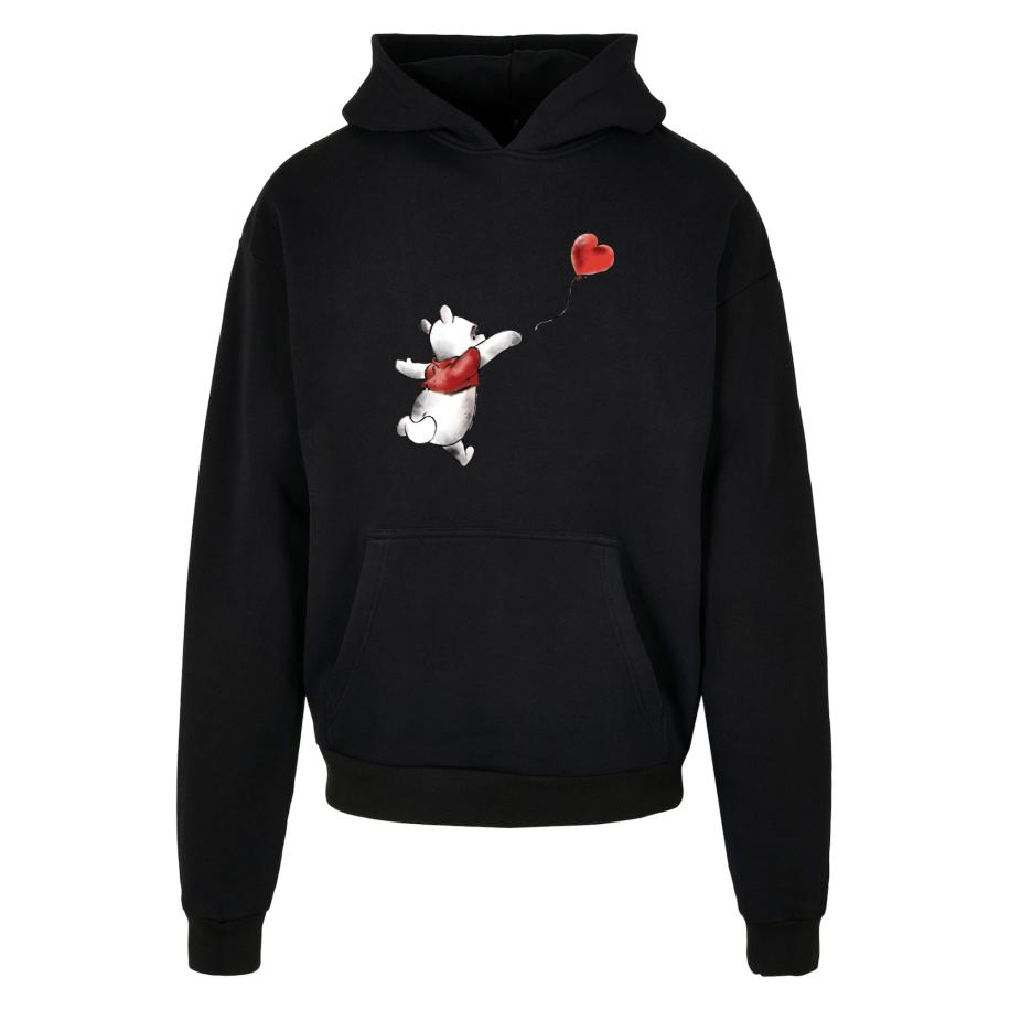 F4NT4STIC F4NT4STIC Sweatshirt Disney Winnie The Pooh Winnie & Balloon grijs / donkerrood / zwart / wit -
