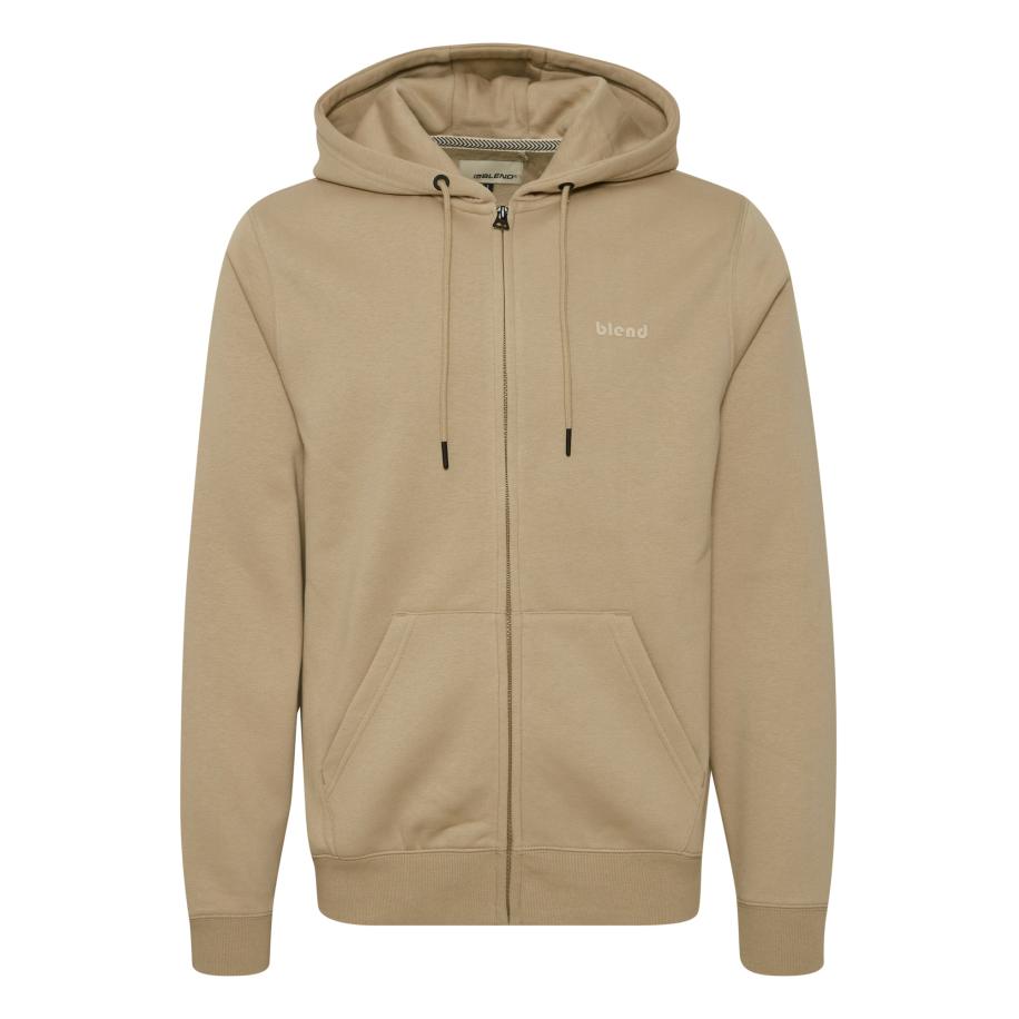 Blend BLEND Sweatvest Downton lichtbruin -