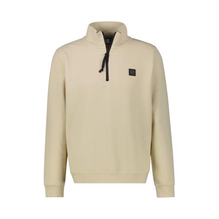 Lerros LERROS Sweatshirt zwart / natuurwit