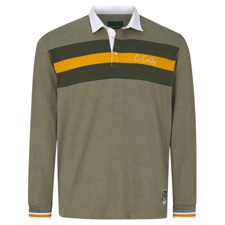 Charles Colby Charles Colby Sweatshirt Earl Garwy olijfgroen / gemengde kleuren