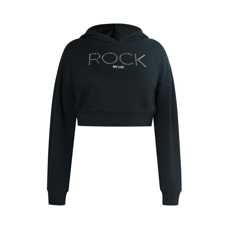 ROCKEASY ROCKEASY Sweatshirt goud / zwart / wit -