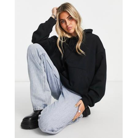 Weekday Essence Hoodie in zwart