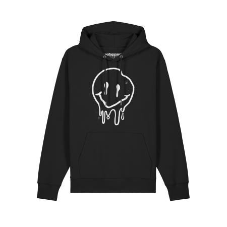 Watapparel Watapparel Sweatshirt Smiley zwart / wit