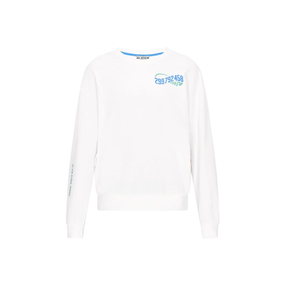 Mo ATHLSR Mo ATHLSR Sweatshirt Back To School lichtblauw / wit -