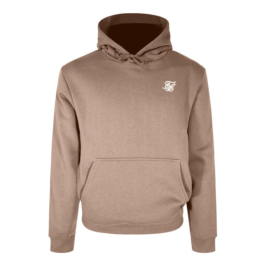 SikSilk SikSilk Sweatshirt lichtbruin / wit -