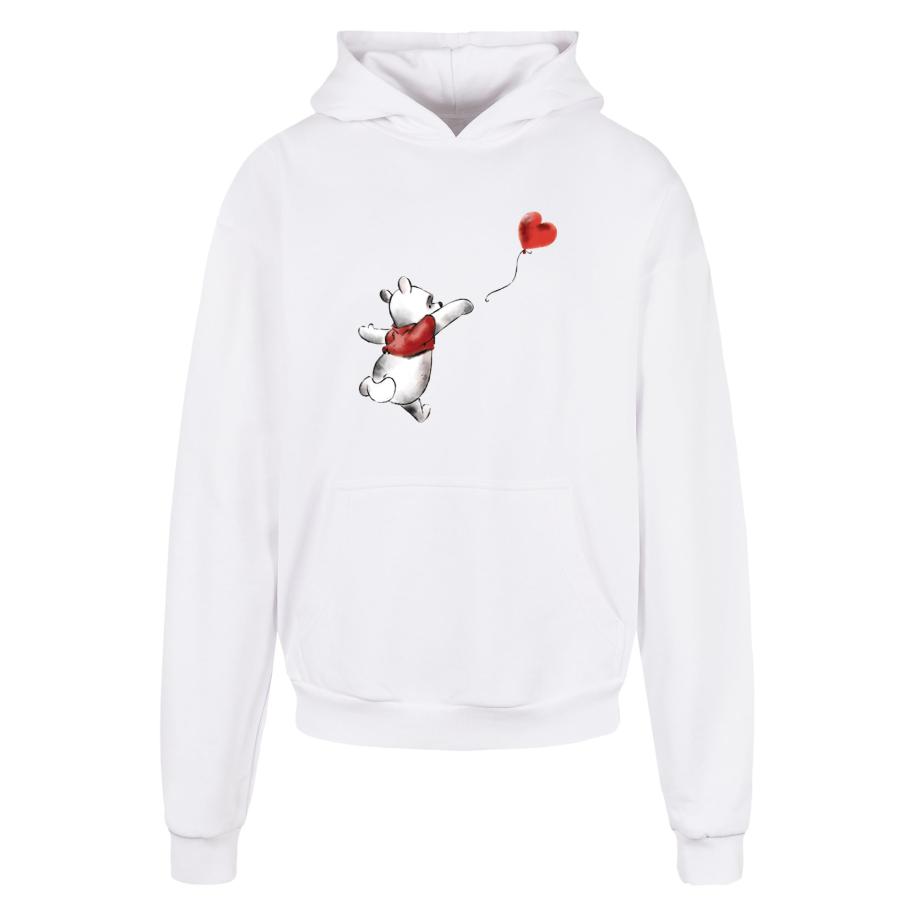 F4NT4STIC F4NT4STIC Sweatshirt Disney Winnie The Pooh Winnie & Balloon grijs / robijnrood / zwart / wit -