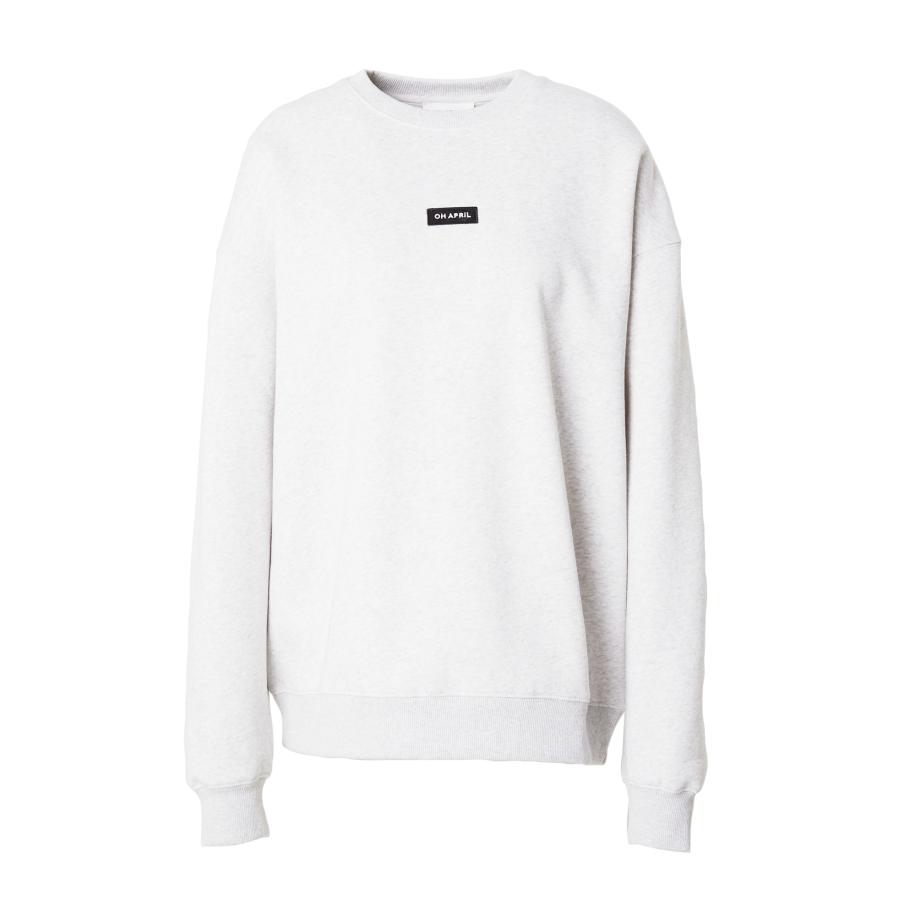 OH APRIL OH APRIL Sweatshirt grijs / zwart / wit -