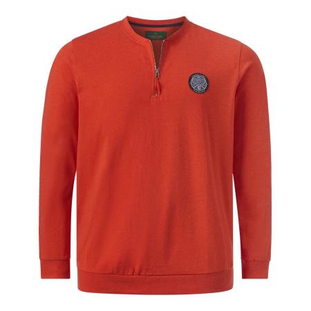 Charles Colby Charles Colby Sweatshirt Earl Reuben oranje / zwart / wit