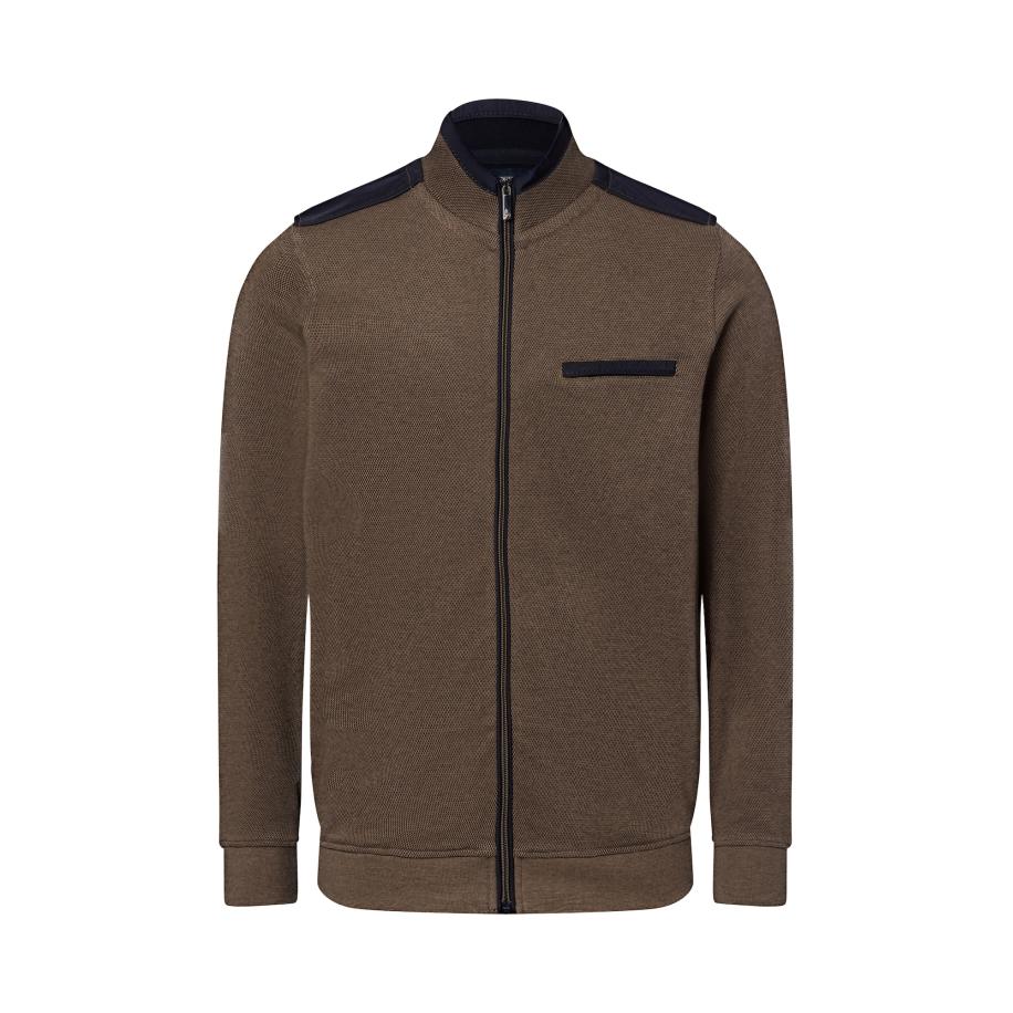 Andrew James Andrew James Sweatvest bruin -