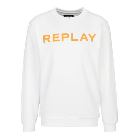Replay REPLAY Sweatshirt oranje / wit