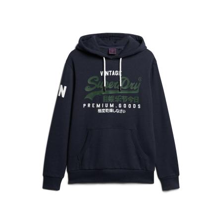Superdry Superdry Sweatshirt navy / donkergroen / wit