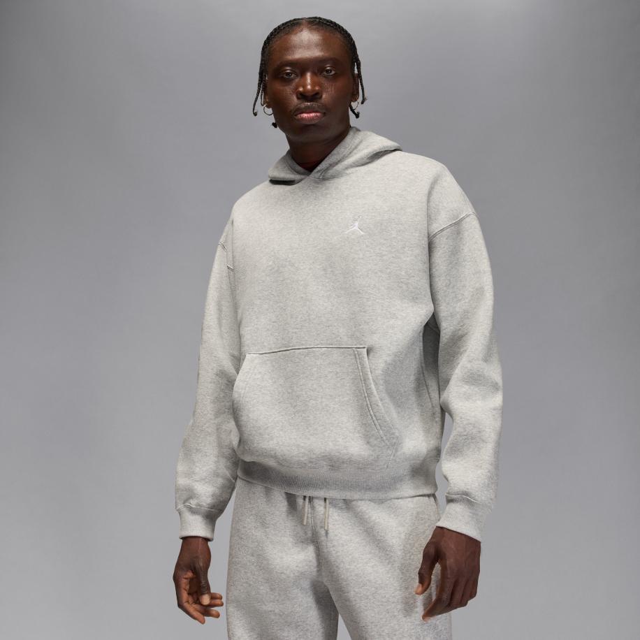 Jordan Brooklyn Fleece oversized hoodie voor heren - Grijs Grijs