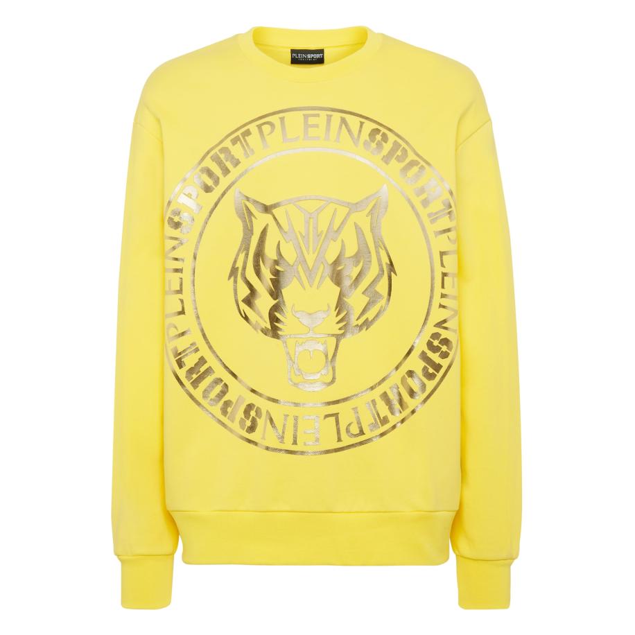 Plein Sport Plein Sport Sweatshirt Tiger geel / zilver -