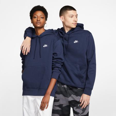 Nike Club Fleece Hoodie - Blauw