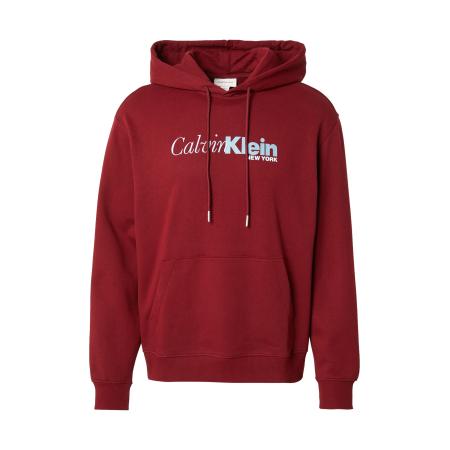 Calvin Klein Calvin Klein Sweatshirt pastelblauw / lichtblauw / donkerrood
