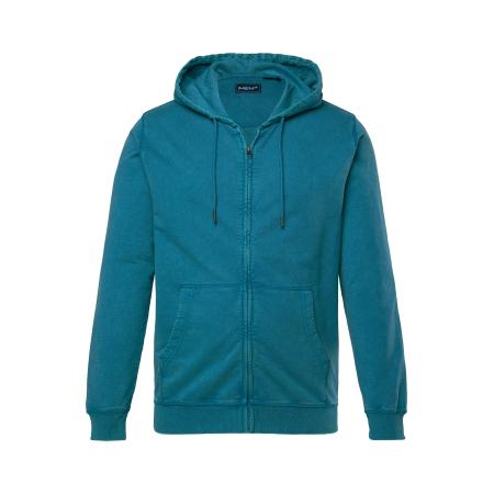 men plus Men Plus Sweatvest cyaan blauw