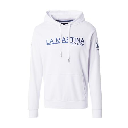 La Martina La Martina Sweatshirt saffier / wit