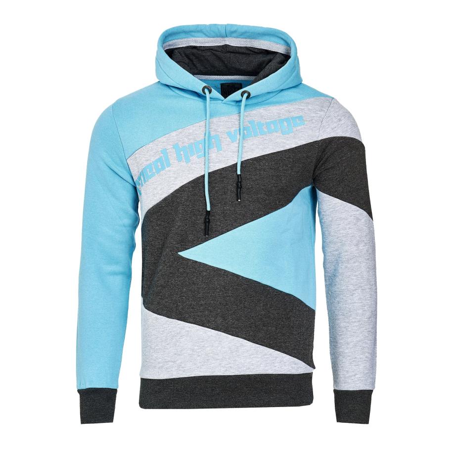 Rusty Neal Rusty Neal Trui turquoise / grijs / antraciet -