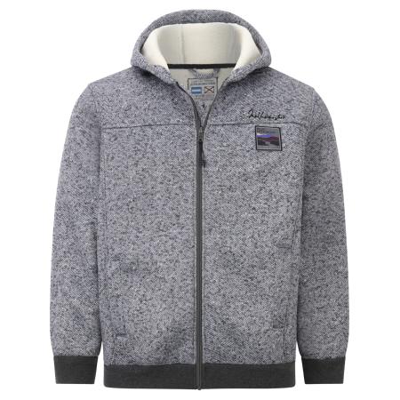 jan vanderstorm Jan Vanderstorm Sweatvest Mikrikson grijs gemêleerd