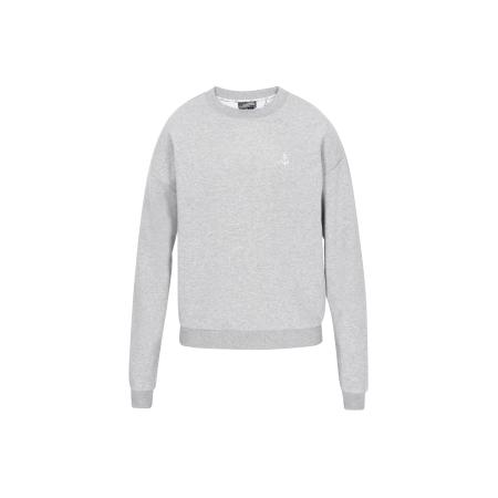 DreiMaster DreiMaster Vintage Sweatshirt Vintage lichtgrijs / wit