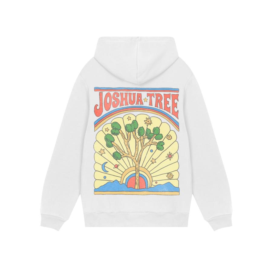 F4NT4STIC F4NT4STIC Sweatshirt US National Parks Joshua Tree lichtgeel / groen / koraal / wit -