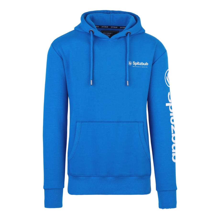 SPITZBUB Sweatshirt blauw / wit Blauw