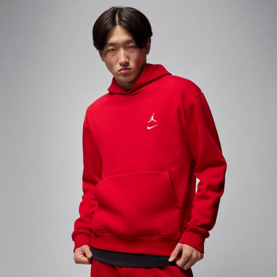 Jordan Brooklyn Fleece Hoodie voor heren - Rood Rood