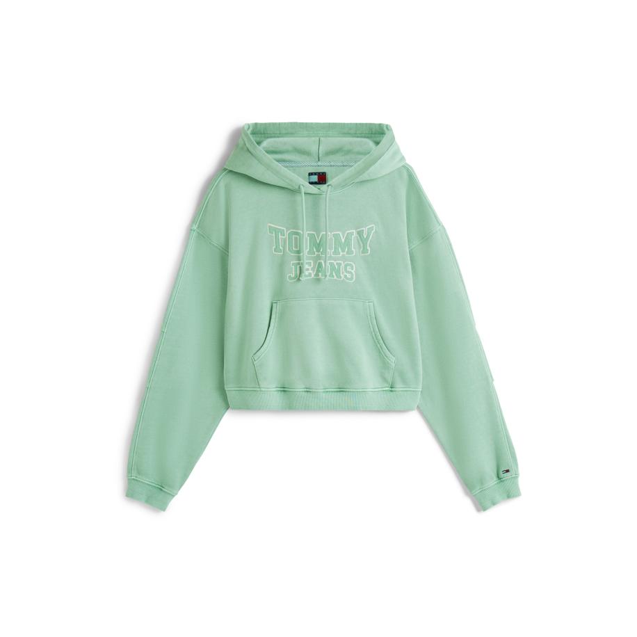 Tommy Jeans Tommy Jeans Sweatshirt VARSITY mintgroen / wit -