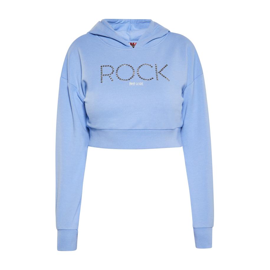 MYMO myMo ROCKS Sweatshirt lichtblauw / zilver / wit -
