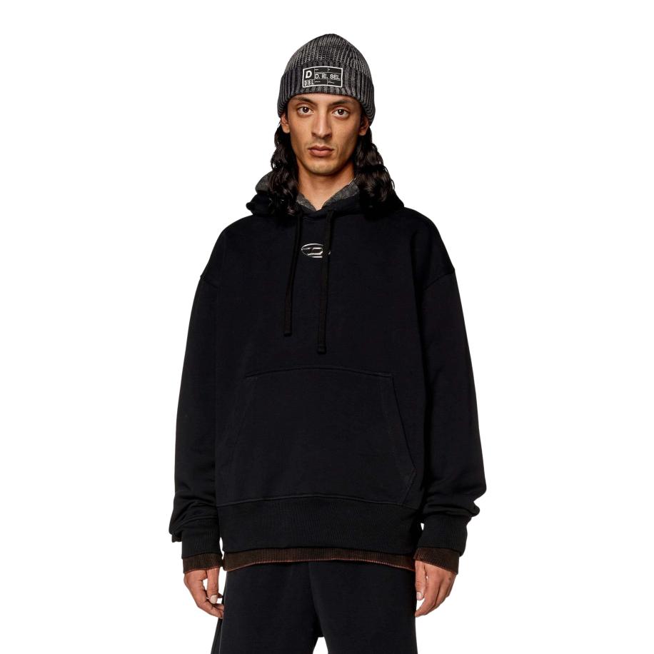 Diesel S-Macs Hoodie Zwart