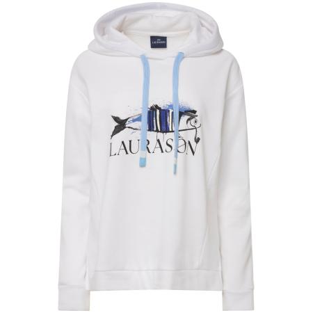 LAURASØN LAURASØN Sweatshirt blauw / wit