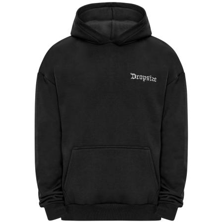 Dropsize Sweatshirt Broken Heart grijs / zwart