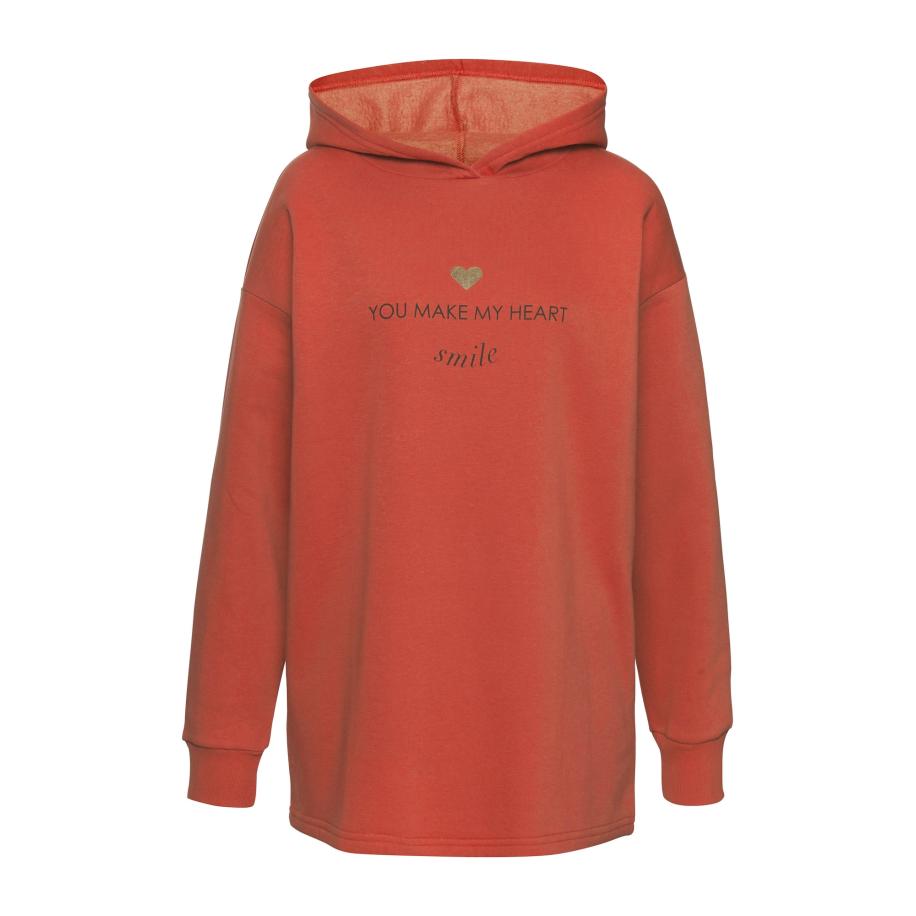 Lascana LASCANA Sweatshirt karmijnrood -