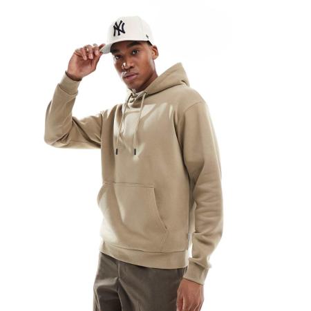 Jack & Jones - Oversized hoodie in beige-Neutraal