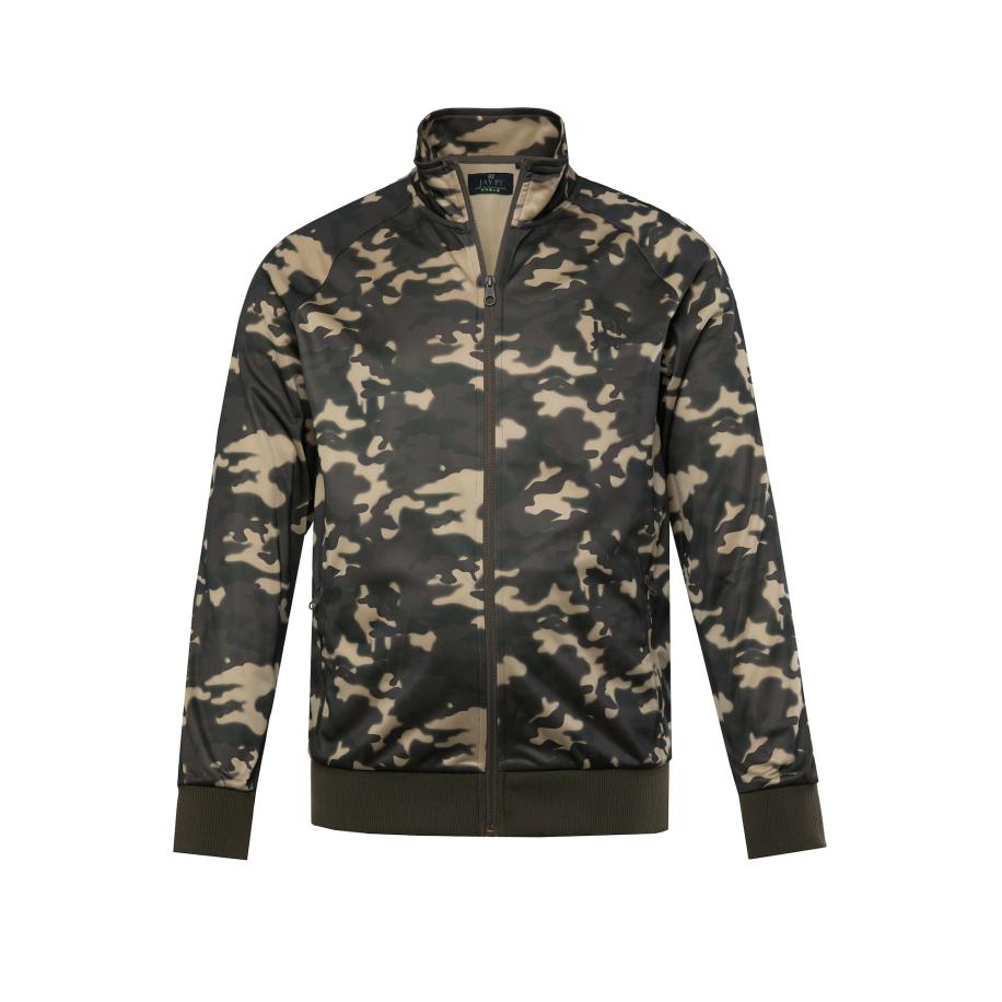 JAY-PI JAY-PI Sweatvest cappuccino / donkerbruin / zwart -