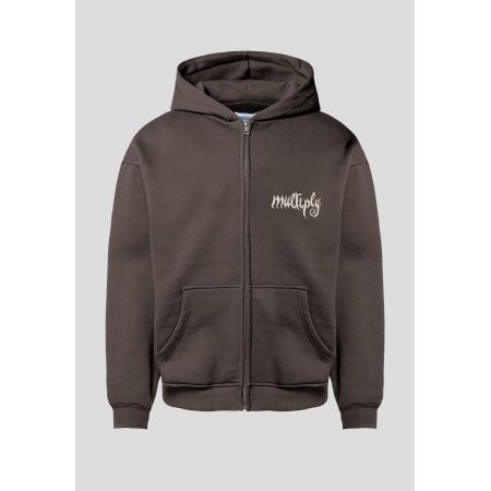 Multiply Apparel Multiply Apparel Sweatvest Law Of Nature beige / donkerbruin