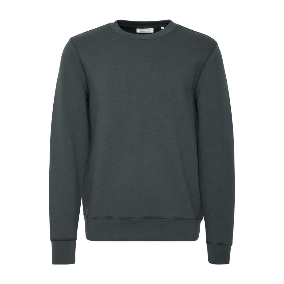 Casual Friday Casual Friday Trui Sebastian donkergroen -
