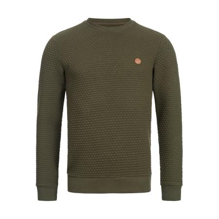INDICODE JEANS INDICODE JEANS Sweatshirt Dash bruin / olijfgroen