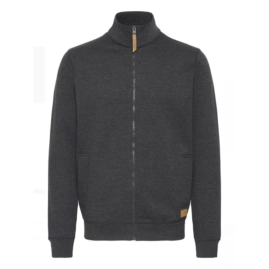 Solid !Solid Sweatvest SDarnol donkergrijs -