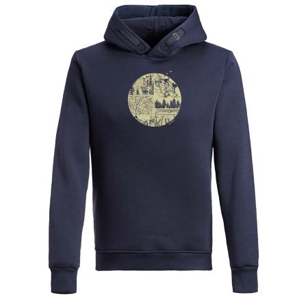 GreenBomb GREENBOMB Sweatshirt Nature Mountain Circle navy / pastelgroen