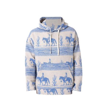 Dandalo Dandalo Sweatshirt blauw / wit