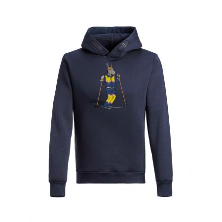 GreenBomb GREENBOMB Sweatshirt Animal Donkey Ski navy / geel / donkergrijs / oranje
