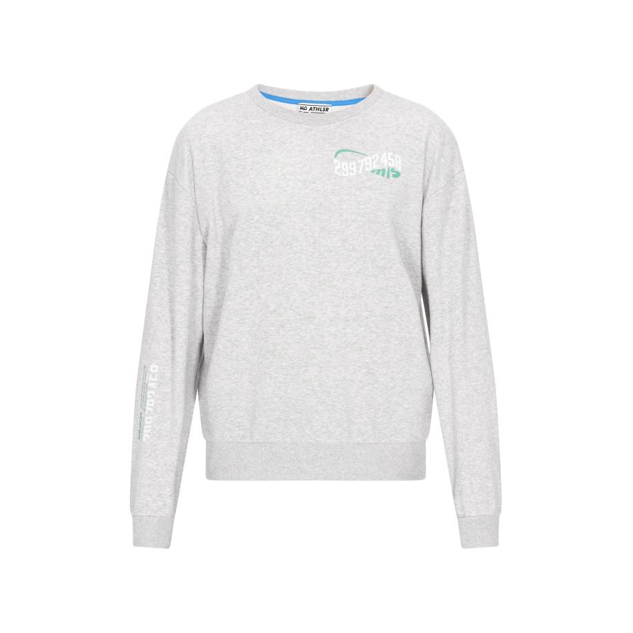 Mo ATHLSR Mo ATHLSR Sweatshirt Back To School grijs gemêleerd / spar / wit -