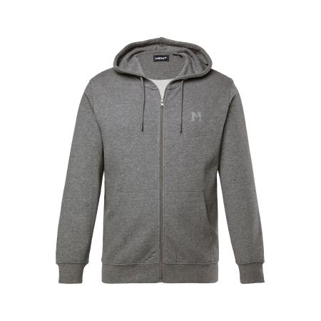 men plus Men Plus Sweatvest grijs gemêleerd